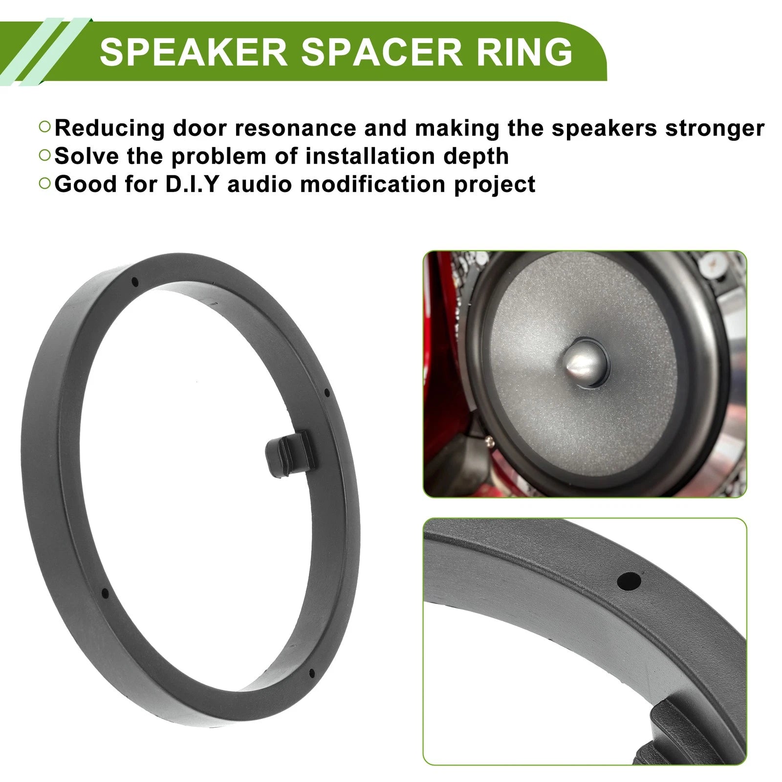 Tweeter Speaker Spacer Ring Adapter Replacement for Mitsubishi Eclipse Cross (2018–2022)