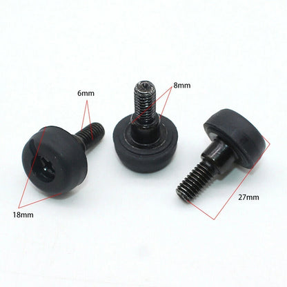 2X Rubber Hood Bumper Stop Screw Caps for Toyota