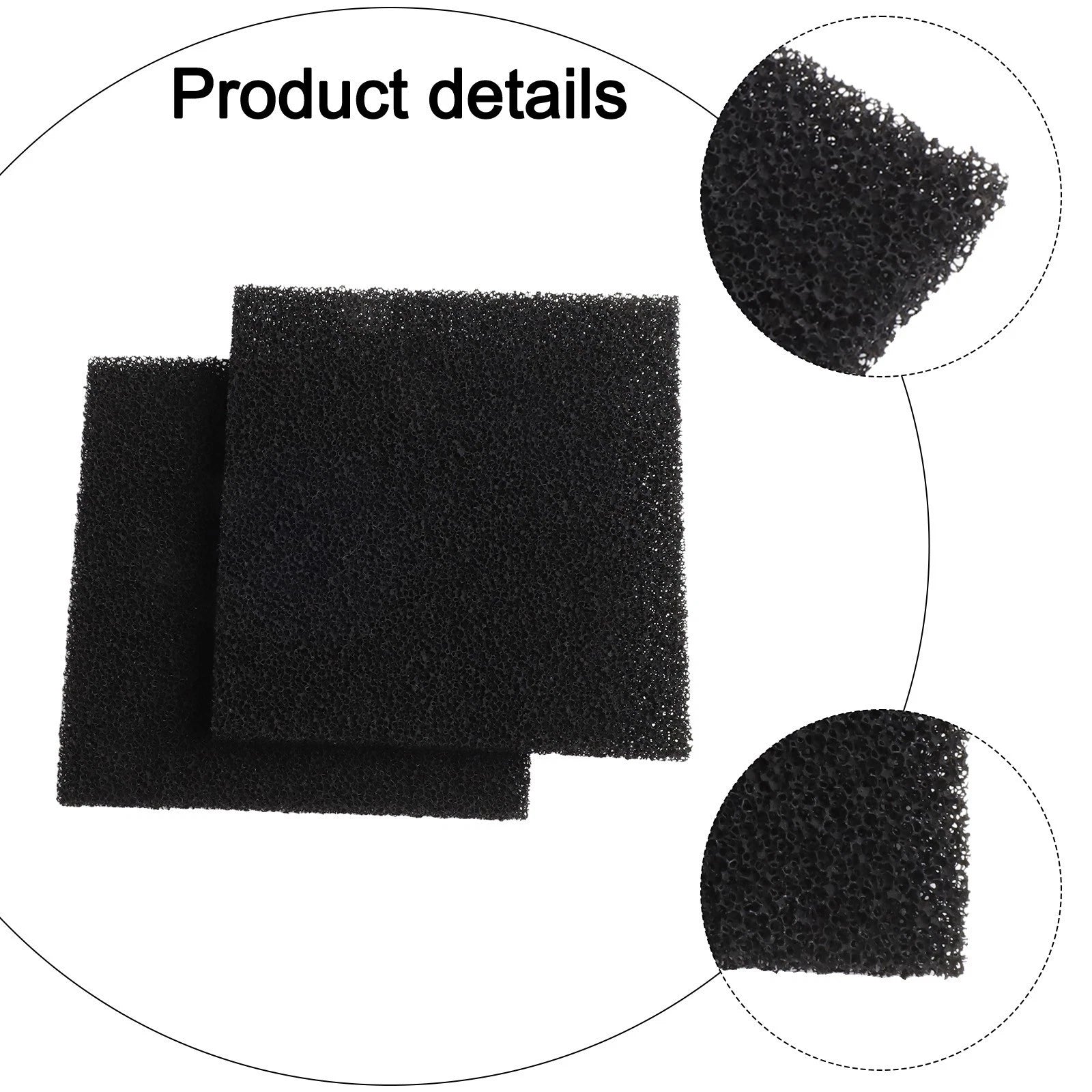 Activated Carbon Filter Sponge for (Customizable)