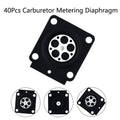 40Pc Carburetor Metering Diaphragm for ZAMA RB-99 RB-100 C1Q Series