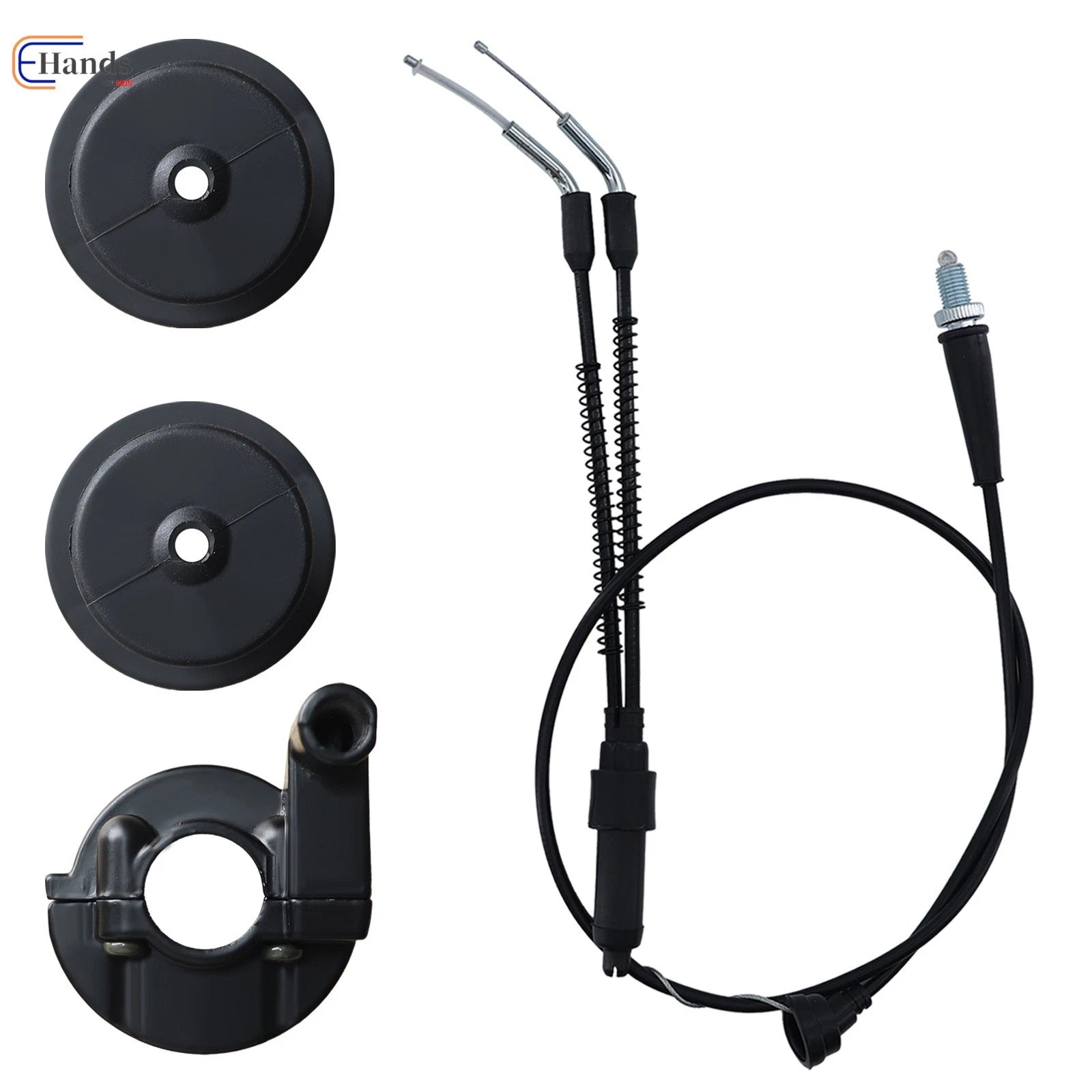Throttle Grip Set + Cable for Yamaha Banshee 350 (1987–2006)