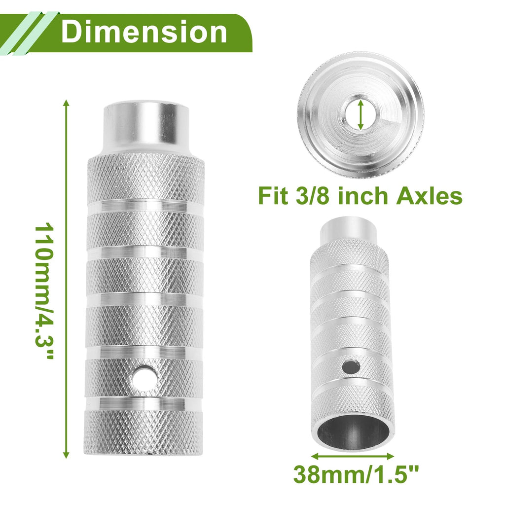 Bike Pegs 110mm Replacement Set for Universal Cruiser Motorcycles (Any Year)