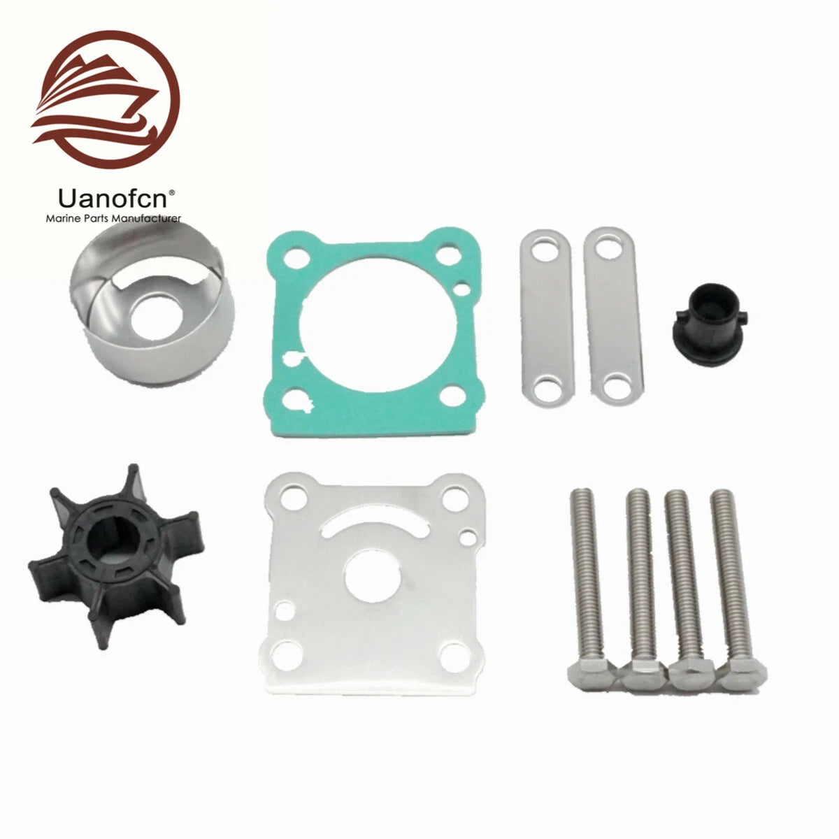 Water Pump Impeller Kit for Yamaha 6HP 8HP (6N0-W0078-A0-00, 18-3460)