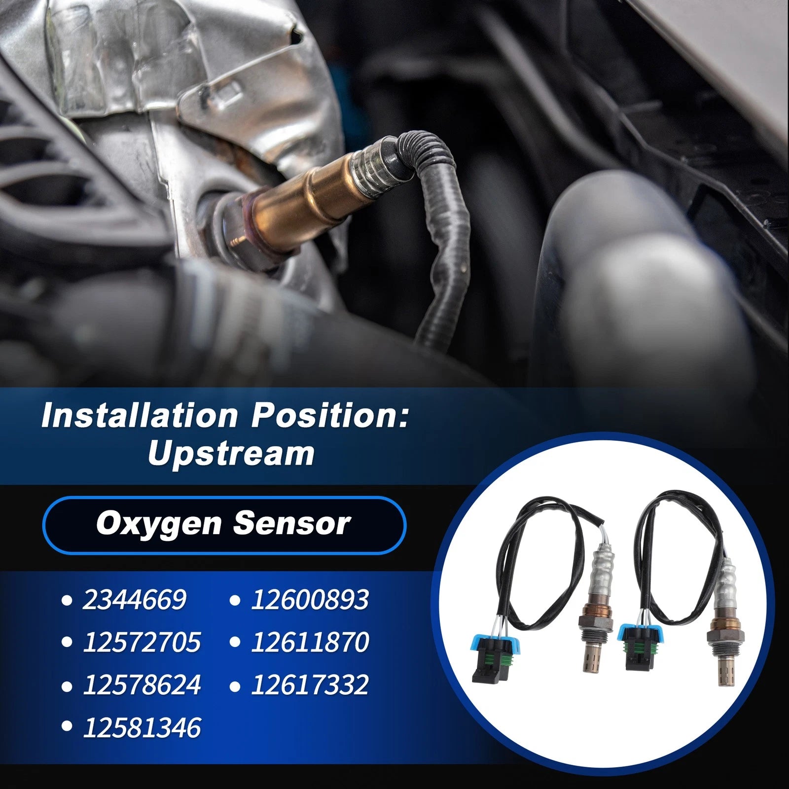 Upstream Oxygen Sensor Replacement for Chevrolet Silverado 1500 2500 3500 (2000–2013)