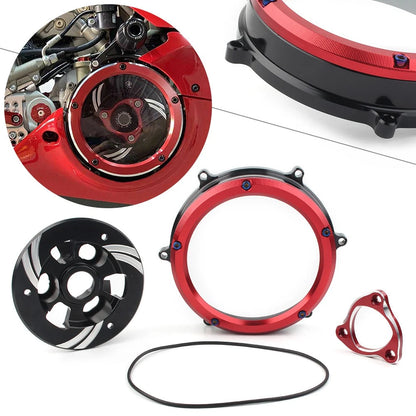 Clear Clutch Cover Protector Guard for Ducati Panigale 1199 1299 959 (2012–2020)