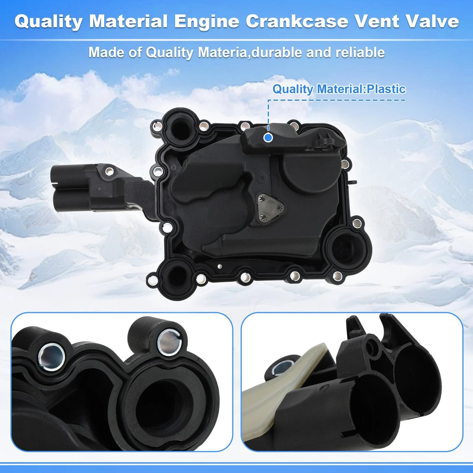 Engine Crankcase Vent Oil Separator Replacement for Audi A4 (2005–2012)