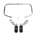 Chrome/Black Engine Guard Crash Bar for Harley Touring FL (1997–2008)