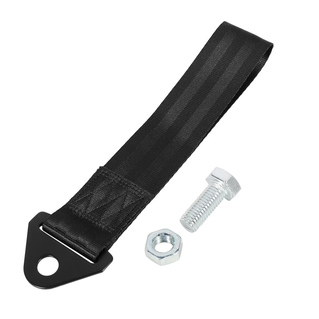 Tow Hook Strap Universal Tow Belt for Car Truck Trailer Bumper Mounting