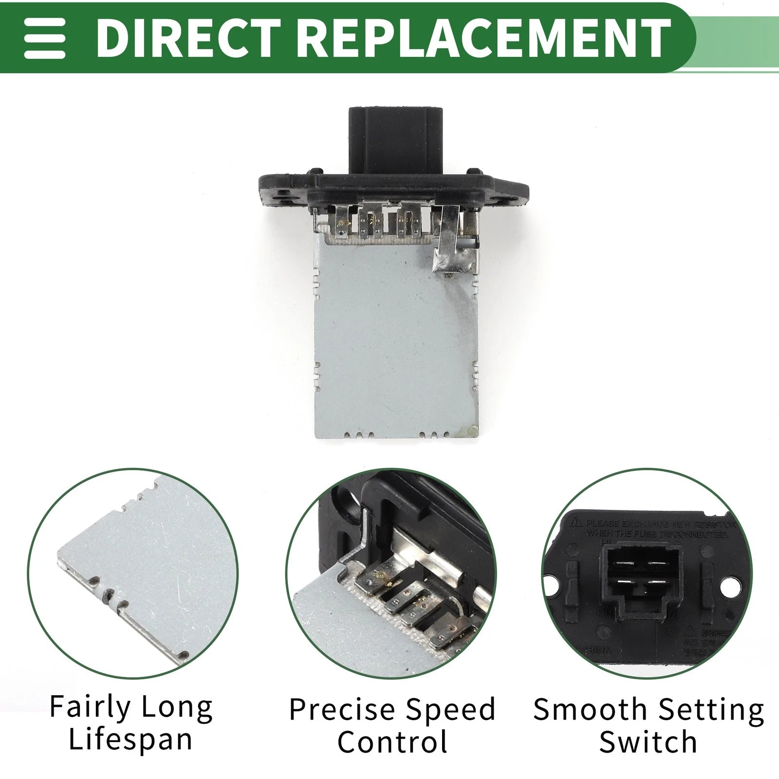 HVAC Blower Motor Resistor Replacement for Hyundai Sonata (2005–2008)