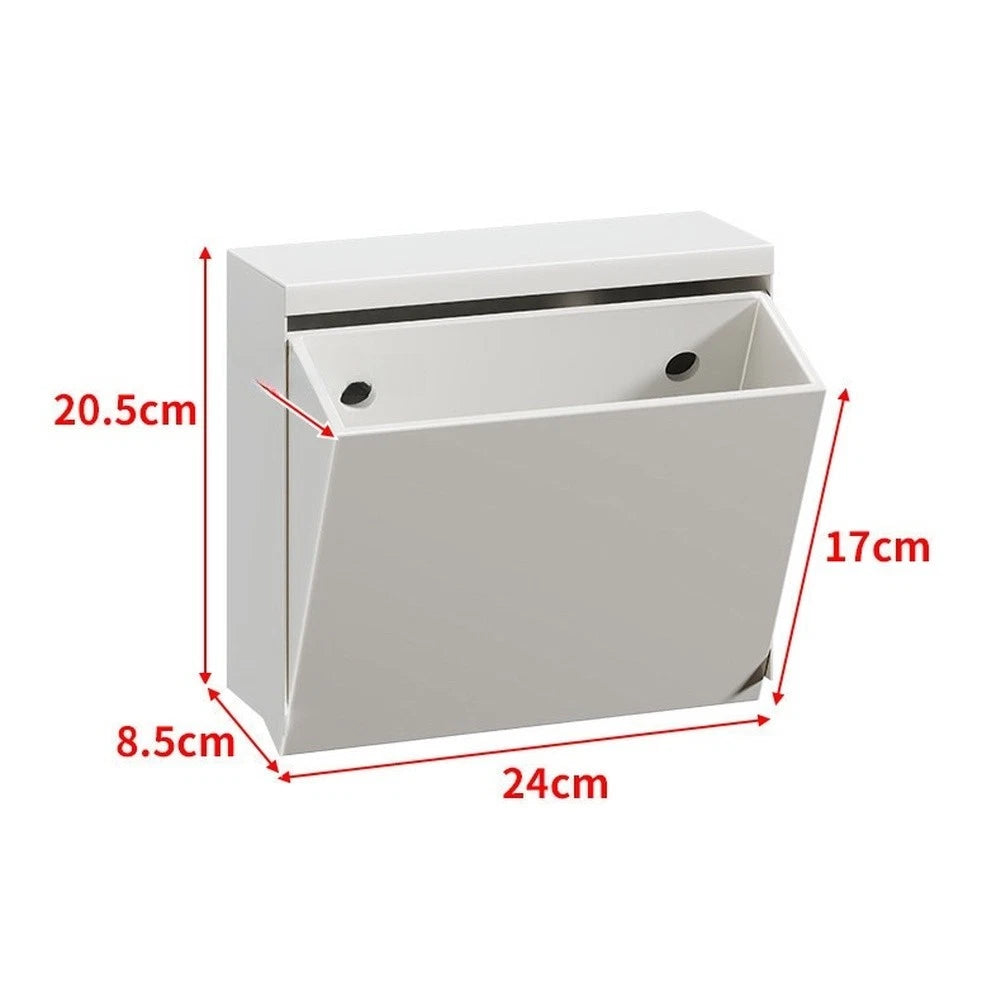 Waterproof Iron Tissue Holder for Wall Mounted Bathroom Storage