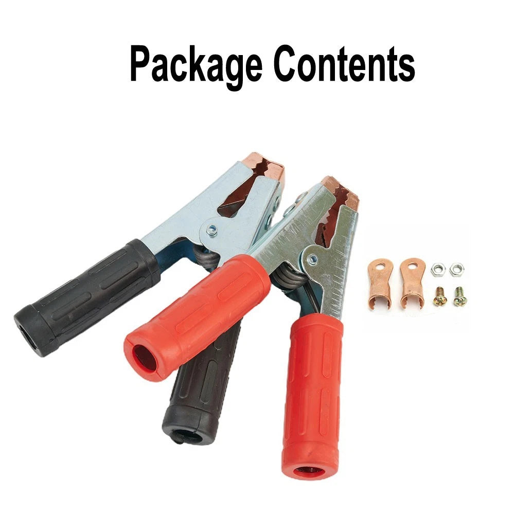 2X Heavy Duty Crocodile Battery Test Clip Clamp for Vehicle Boat