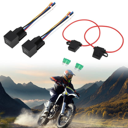 Set of 4 Auto Relay 5 Pins 48V 40A Waterproof for Car