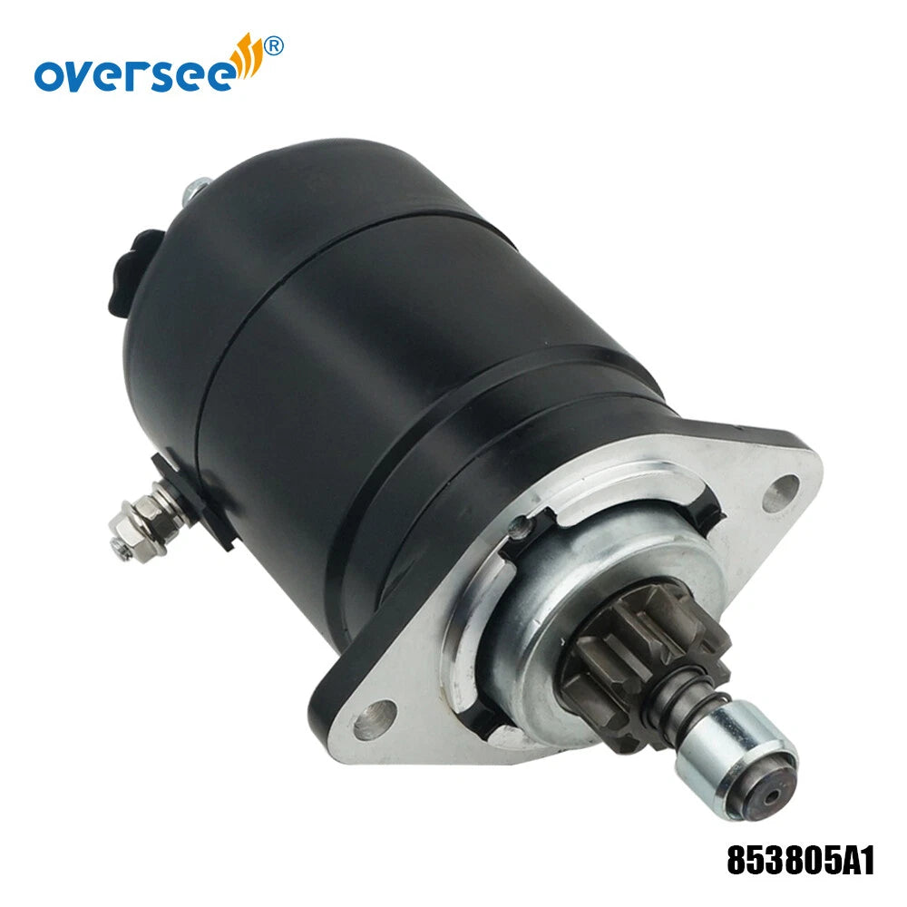 Starter Motor 853805A1 for Mercury 25hp – 30hp Outboard (1990–2023)