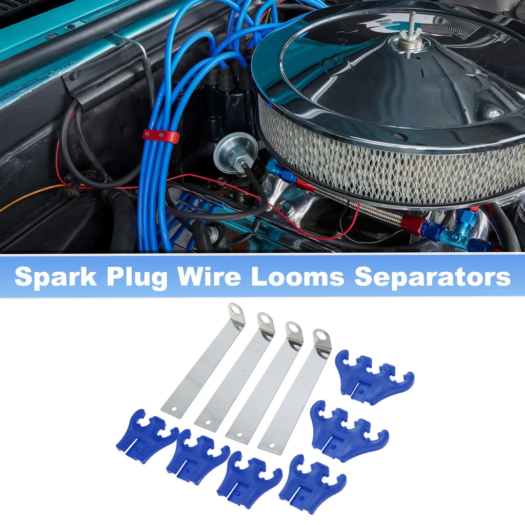 Engine Spark Plug Loom Separators Replacement for Ford Chevrolet (7-9mm) (1970–2024)