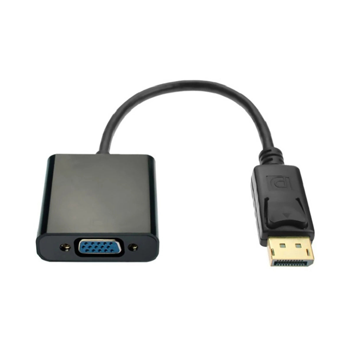 DP to VGA Converter Cable for TV Laptop Computer Projector (20cm)