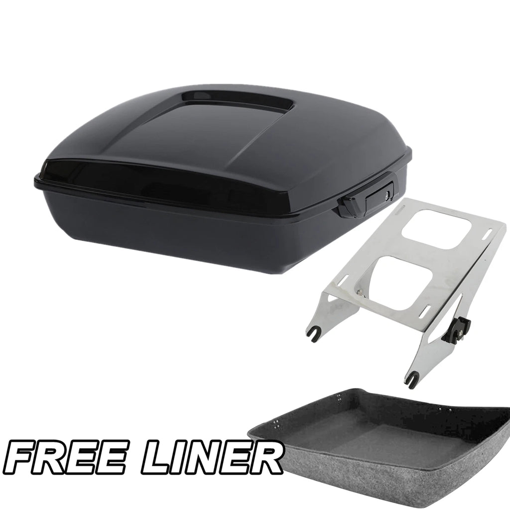 Chopped Trunk Mount Rack for Harley Touring Road Glide (2014–2025)