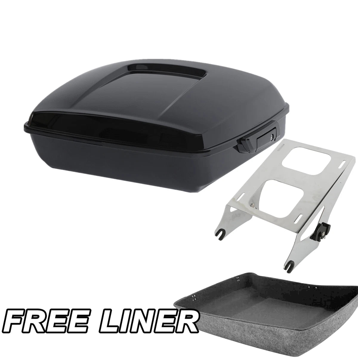 Chopped Trunk Mount Rack for Harley Touring Road Glide (2014–2025)