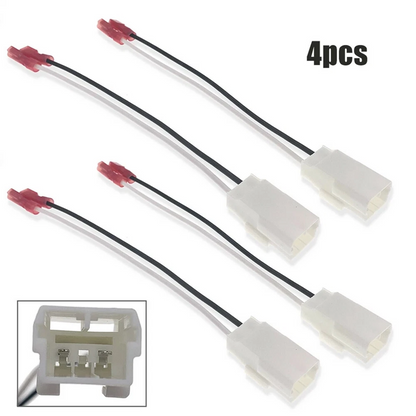 4Pcs Speaker Harness Adapter Connector For Chrysler Dodge Jeep Vehicles 72-6514