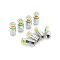 8Pc Tire Pressure Monitor Valve Cap with Sensor Indicator for