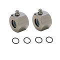 2 Sets Steering Guard Lube Fitting for Boats (Extends Steering Cable Life)