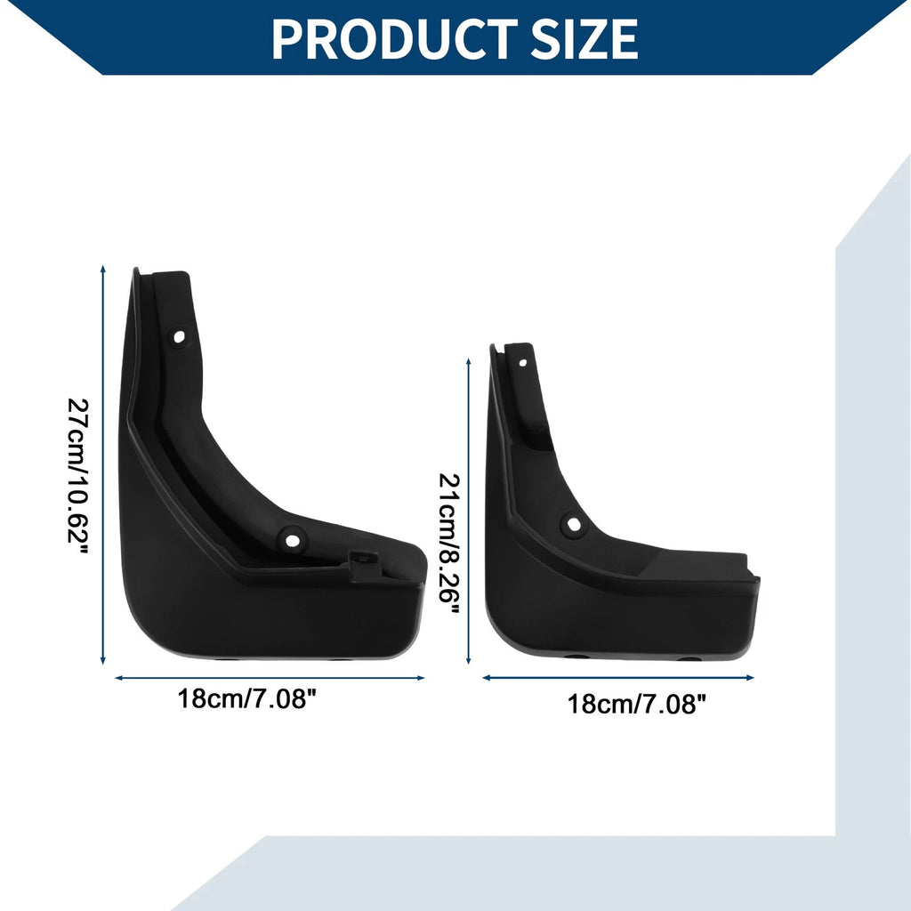Mud Flaps Splash Guards 1 Set for Mercedes Benz E-Class Sports (2016–2023)