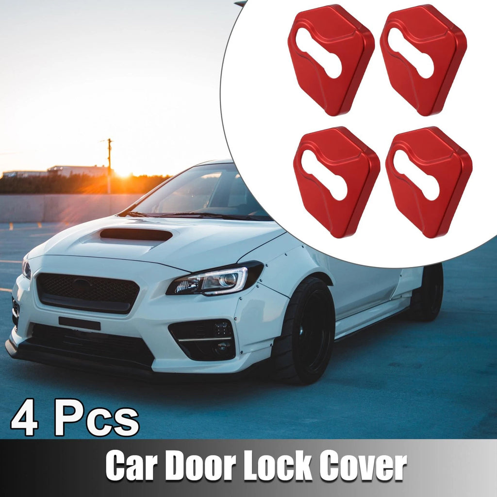 4pcs Door Lock Latch Covers Stainless Steel Protector for Subaru (2018–2024)