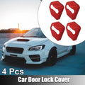 4pcs Door Lock Latch Covers Stainless Steel Protector for Subaru (2018–2024)