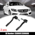 2pcs Front Outer Tie Rod End Replacement for Mercedes-Benz C230 C240 C280 (2005–2015)