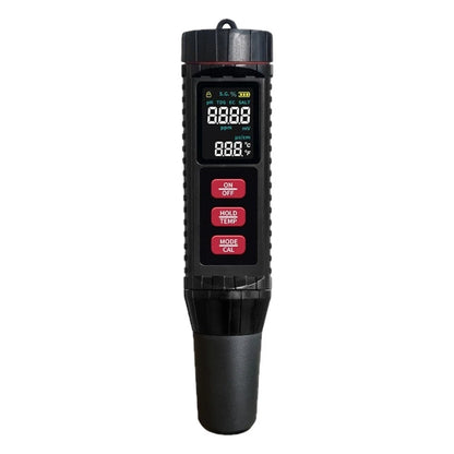 7-in-1 Water Quality Test Pen - pH Meter, Salt Concentration, ORP, Temp