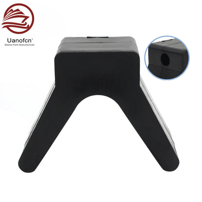 UANOFCN 2 Inch Mounting Width Boat Trailer Non Marking Polyurethane V Bow Stop