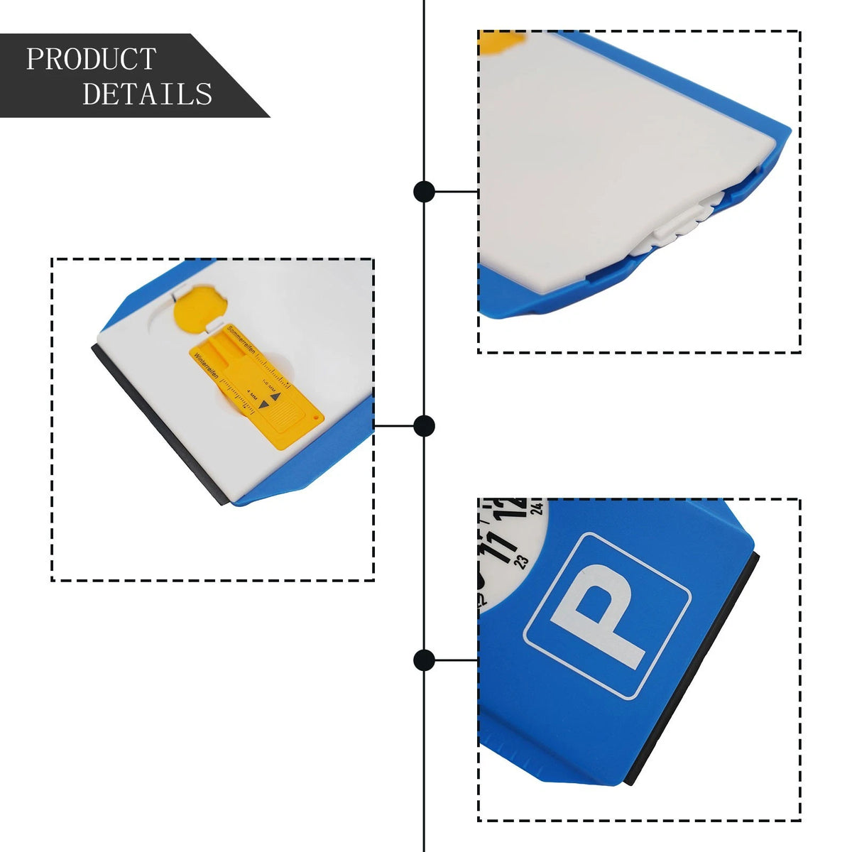 Parking Meter Ice Scraper for Windshield Snow Removal (Universal)