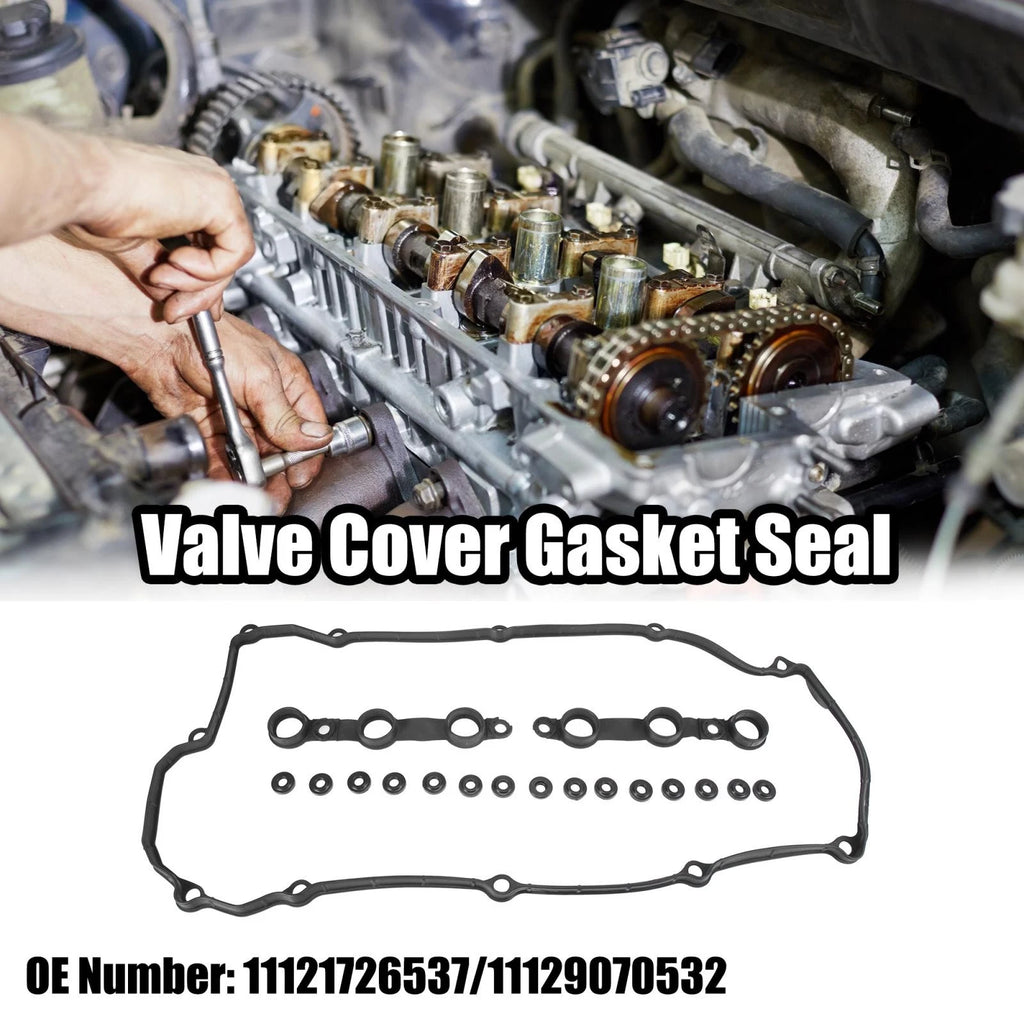 Valve Cover Gasket Seal Set for BMW E36 E38 E39 320i 520i (1990–2005)
