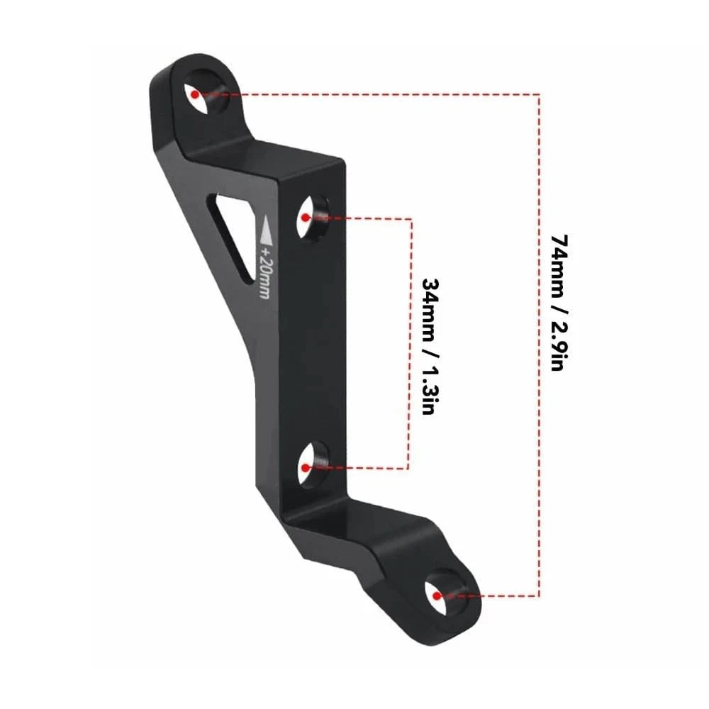 Aluminum Alloy Brake Adapter 74mm to 34mm for Disc Compatibility