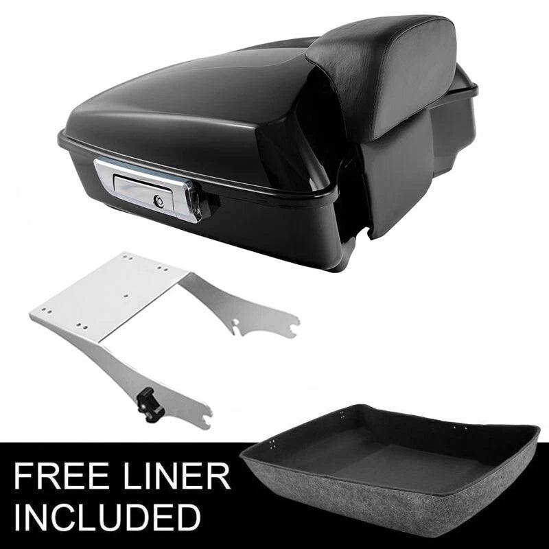 Chopped Trunk Mount Rack for Harley Touring Road Glide (1997–2008)