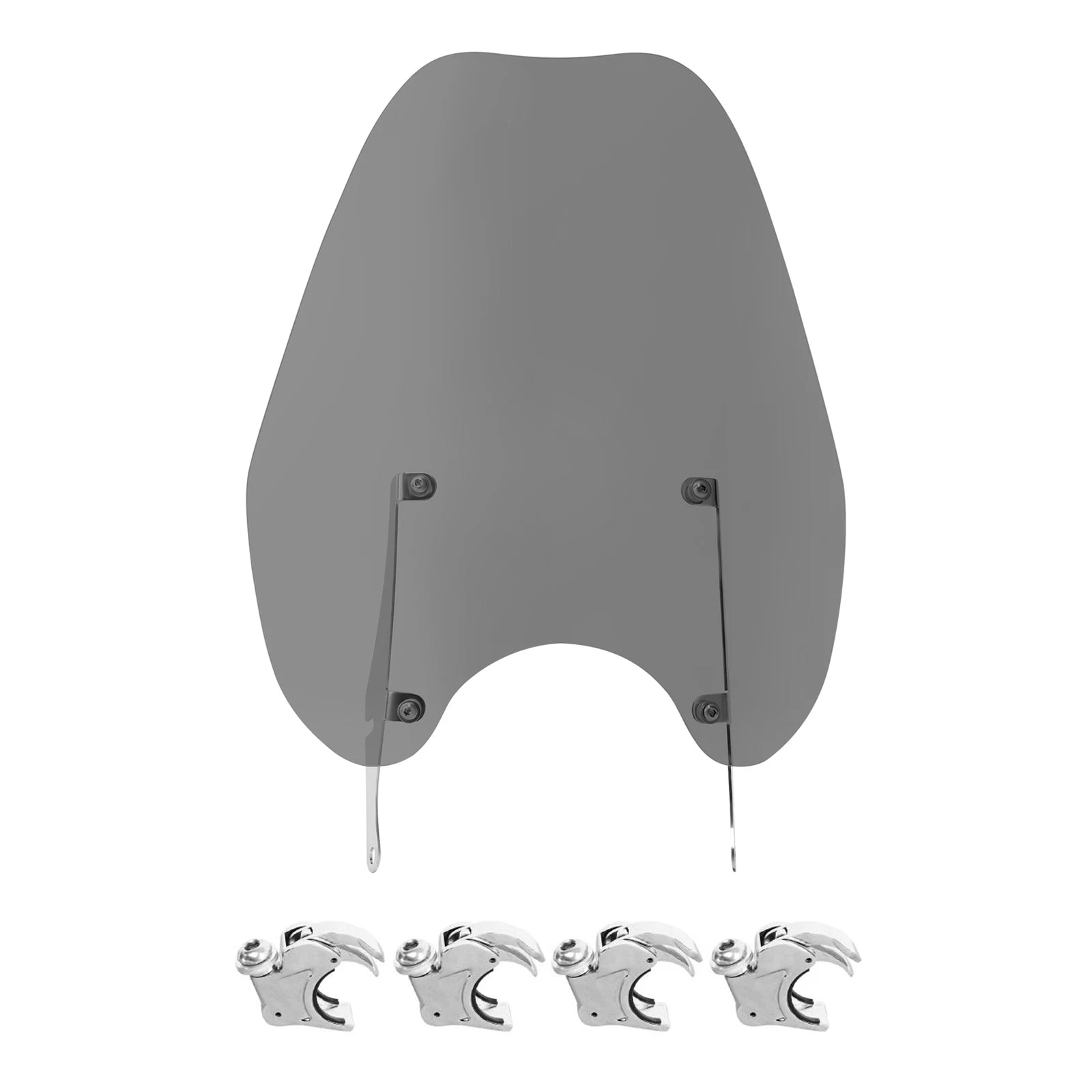 Windshield Windscreen & 41mm Clamps for Harley Softail/Dyna (1988–2013)