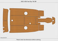 EVA Foam Teak Deck Flooring Mat for Sea Ray 182 BR (2003)