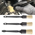 3X Car Cleaning Brushes for Interior Dashboard Vents Wheels Rims