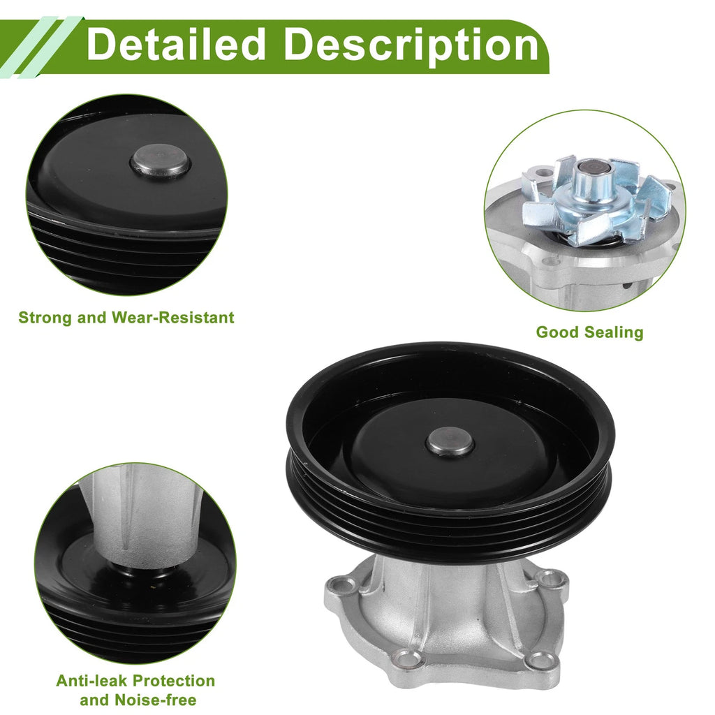 Engine Water Pump Replacement for Chevrolet Aveo 2006–2016 Cooling Water Pump