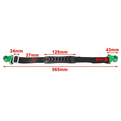 1pc Green Rear Seat Rescue Pull Strap Sling Belt for Honda Suzuki Dirt Bike