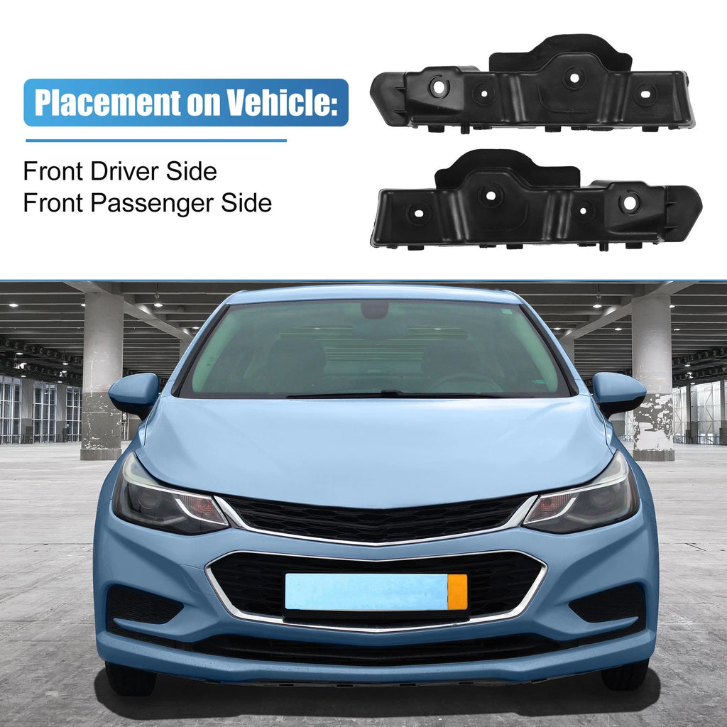 Front Bumper Mounting Support Bracket Pair for Chevrolet Malibu (2016–2024)