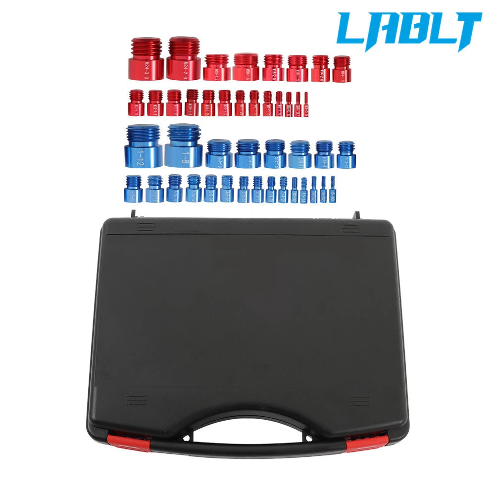 44 PCS Nut and Bolt Thread Checker for LABLT 23 Inch & 21 Metric