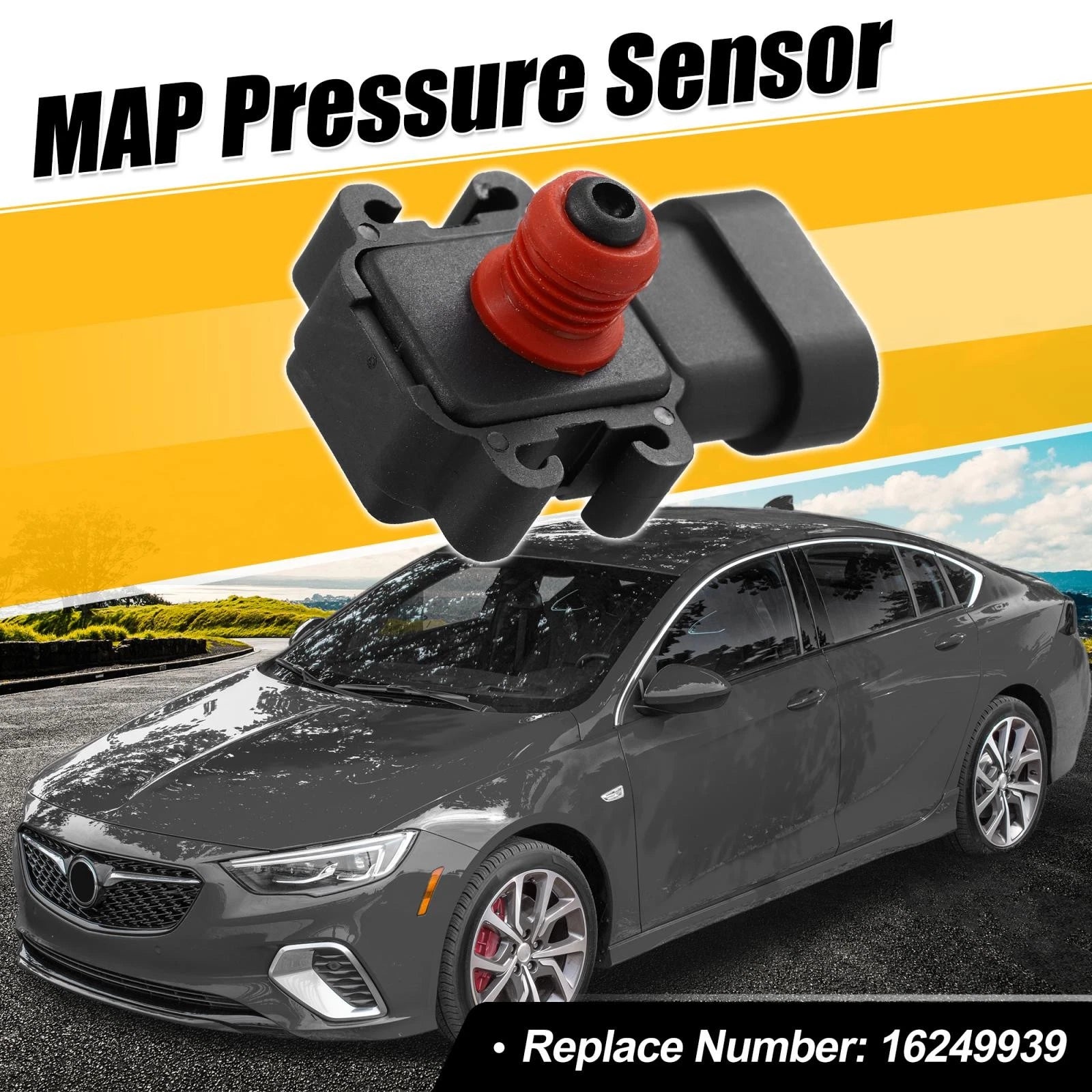Manifold Absolute Pressure Sensor Replacement for Chevrolet Silverado Tahoe S10 (2000–2006)