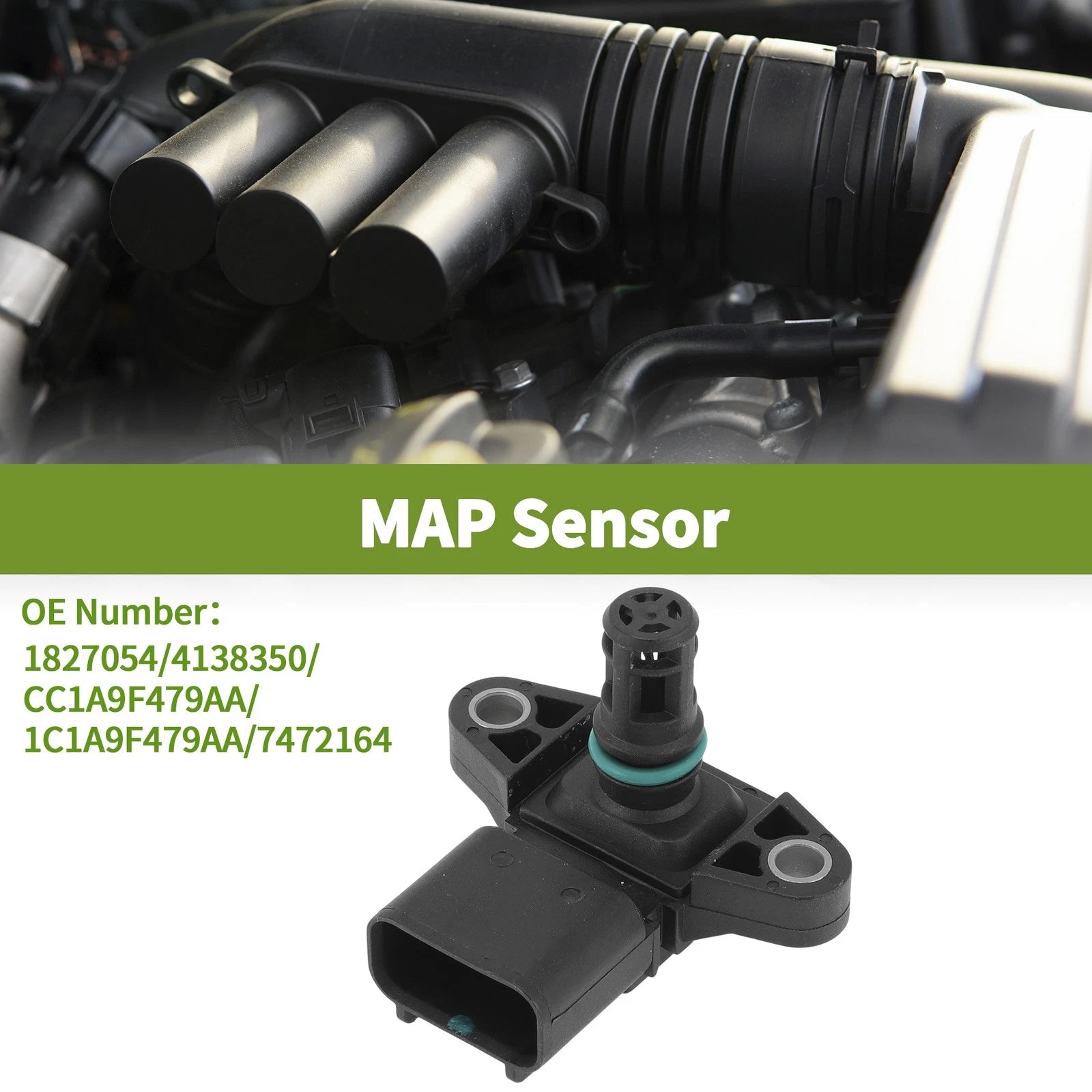 Manifold Absolute Pressure Sensor for Ford Mondeo MK3 (2000–2007) - 1827054