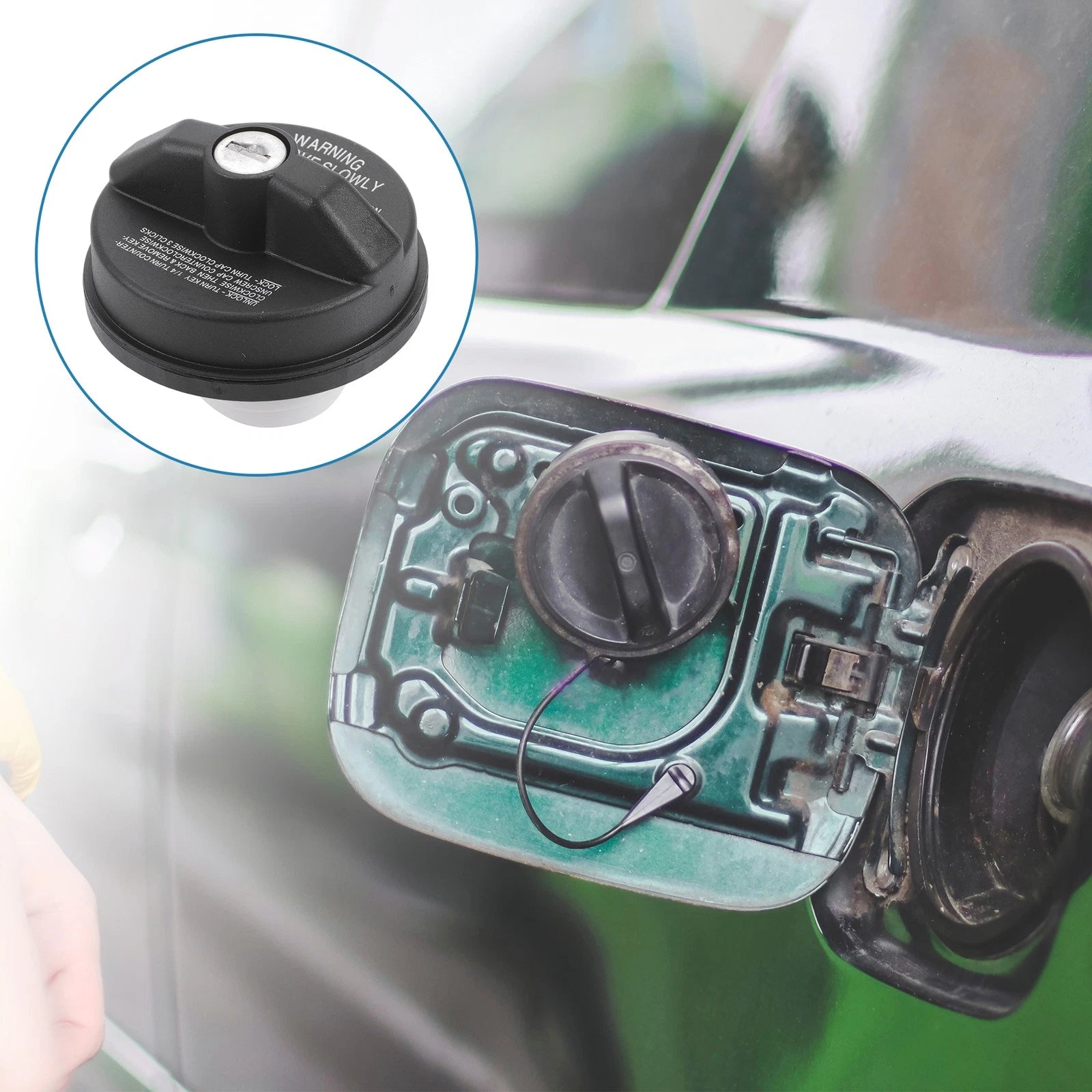 Locking Gas Cap with Keys Replacement for Toyota Camry (2007–2011)
