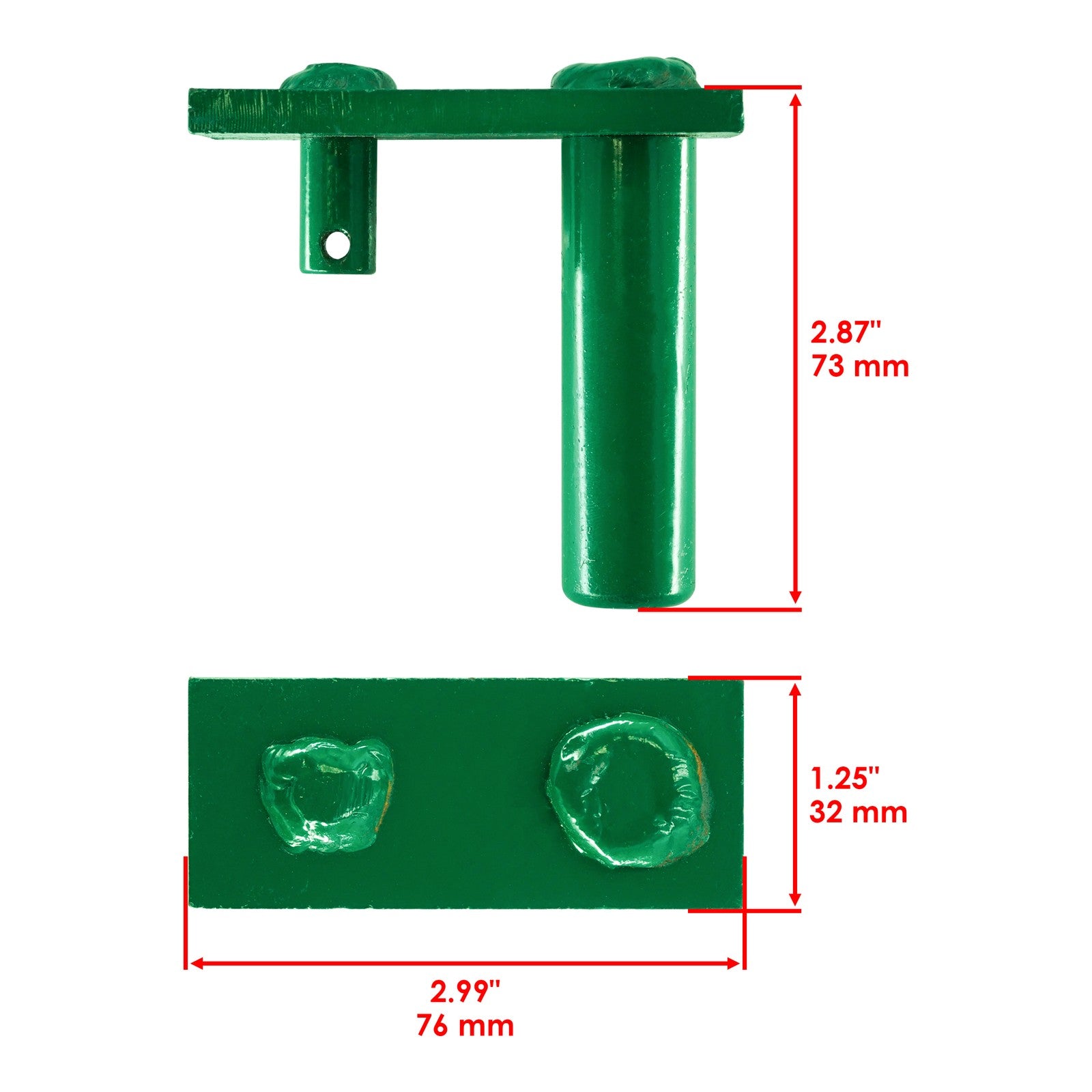 Drawbar Pin Replacement for John Deere 820 830 920 930 1020 1030 (1958–1972)