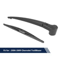 Rear Windshield Wiper Blade Arm Set Replacement for Chevrolet TrailBlazer (2006–2009)