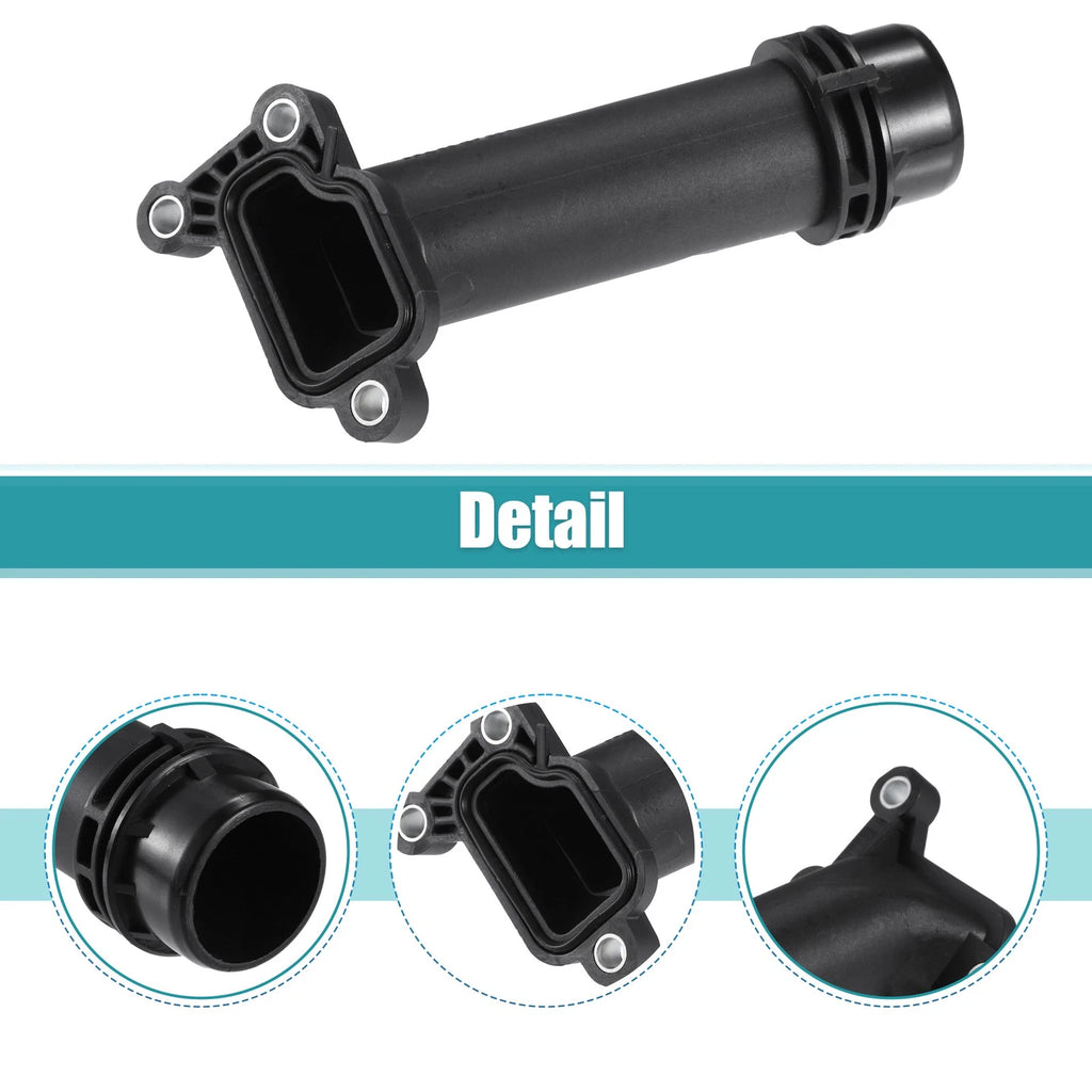 Engine Coolant Hose Connector Replacement for BMW E90 E91 E92 E93 X1 X3 X4 (2007–2015)