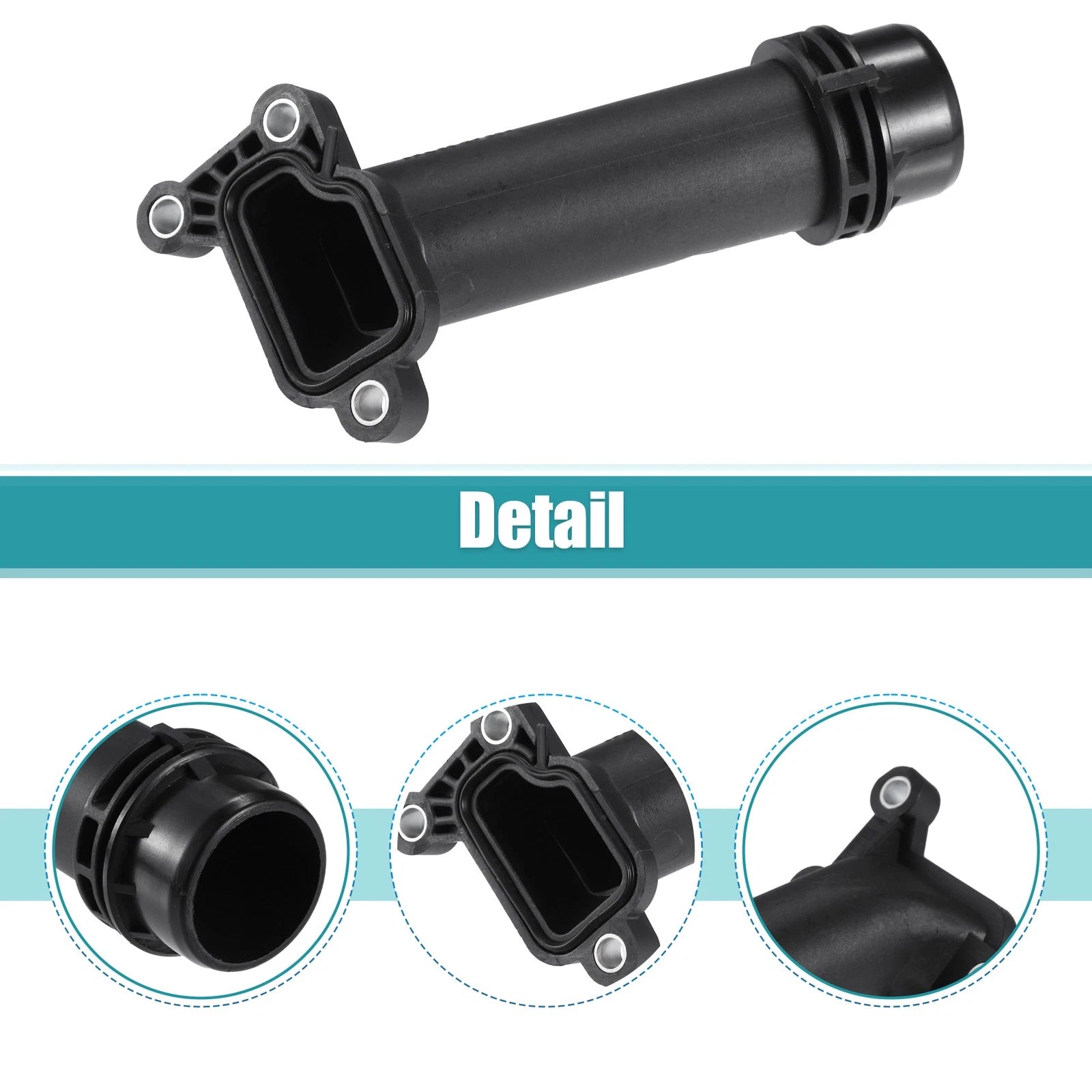 Engine Coolant Hose Connector Replacement for BMW E90 E91 E92 E93 X1 X3 X4 (2007–2015)