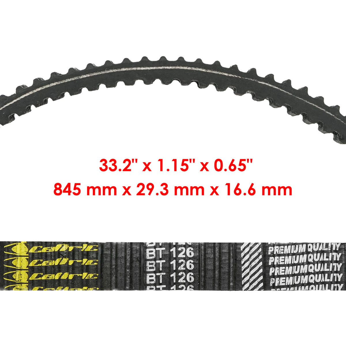 Drive Belt Replacement for Suzuki LT-A400F LTA400F Kingquad 400 (2008–2024)