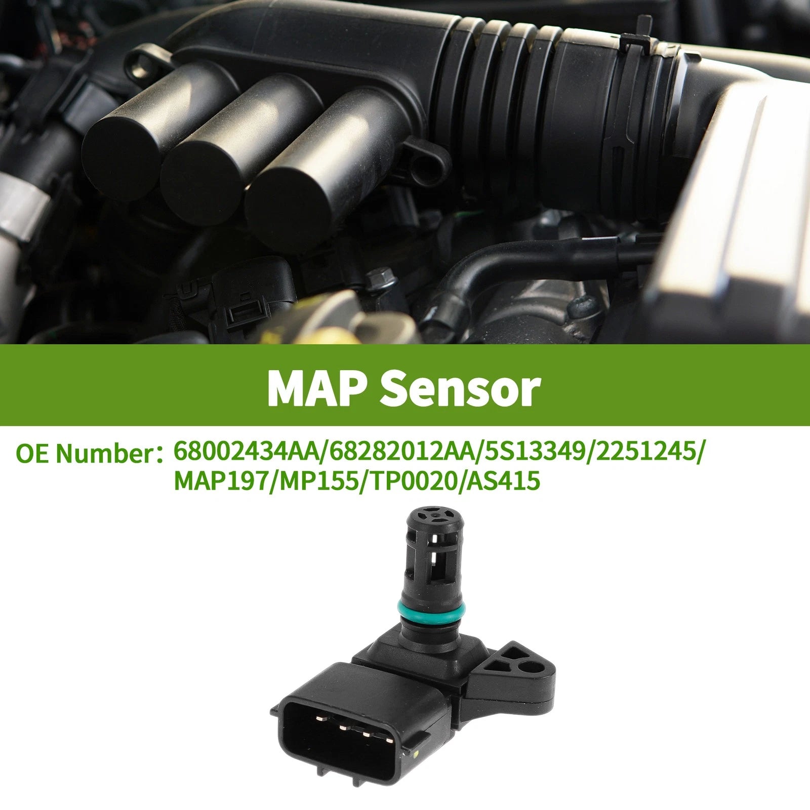Manifold Absolute Pressure MAP Sensor for Dodge Ram 2500 (2010–2018)